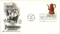 American Folk Art Series - 1979 Pennsylvania Toleware First Day Cover