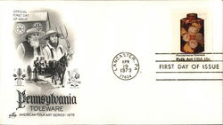 American Folk Art Series - 1979 Pennsylvania Toleware First Day Cover