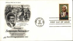 Honoring Benjami Banneker: Black Heritage USA Series 1980 First Day Cover