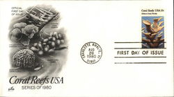 Coral Reefs USA Series of 1980 First Day Cover