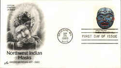 Northwest Indian Masks First Day Cover