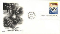 United States Space Accomplishments First Day Cover