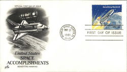 United States Space Accomplishments Benefiting Mankind First Day Cover