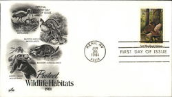 Protect Wildlife Habitats 1981 First Day Cover