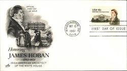 Honoring James Hoban 1762-1831 First Day Cover