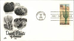 Desert Plants - 1981 First Day Cover