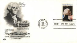 Honoring George Washington 250th Anniversary of His Birth 1732 - 1982 First Day Cover