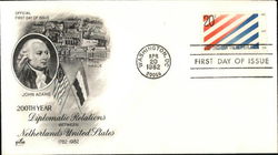 200th Year of Diplomatic Relations Between Netherlands and the United States First Day Cover