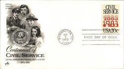 Centennial of Civil Service Establishment of Federal Merit System 1883-1983 First Day Cover