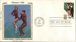 Olympics 1984 R&R - Colorano "Silk" Cachet First Day Cover