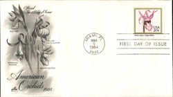 American Orchids, 1984 First Day Cover