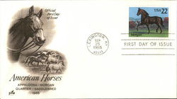 American Horses First Day Cover
