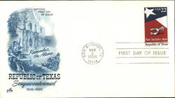 Republic of Texas Sesquicentennial First Day Cover