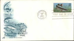 Fish - Booklet Pane First Day Cover