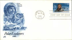 Polar Explorers 1986 First Day Cover