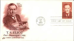 Honoring T.S. Eliot First Day Cover