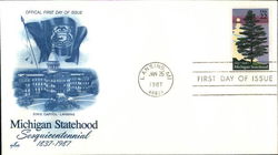 Michigan Statehood - Sesquicentennial 1837 - 1987 First Day Cover