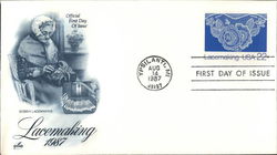Lacemaking 1987 First Day Cover