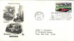 Greetings from America - Indiana First Day Cover