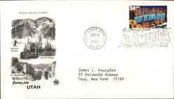 Greetings From Utah First Day Cover