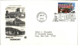 Greetings From Vermont First Day Cover
