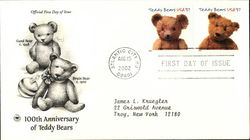 100th Anniversary of Teddy Bears First Day Cover