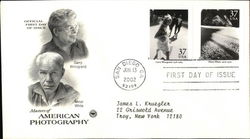 Masters of American Photography, Minor White, Garry Winogrand First Day Cover