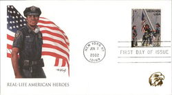 Real-Life American Heroes - 9/11 Police Officer First Day Cover