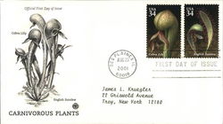 Carnivorous Plants - Cobra Lily - English Sundew First Day Cover