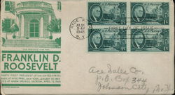 Franklin D. Roosevelt Thirty-First President of the United States First Day Cover