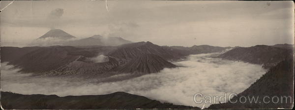 View of Mountains of Java Indonesia South Pacific