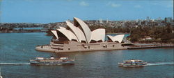 Opera House from Harbour Bridge Large Format Postcard