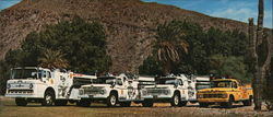 Rural Fire Department Vehicles Arizona Trucks Postcard Large Format Postcard Large Format Postcard