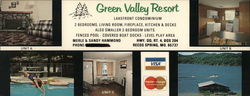 Green Valley Resort Large Format Postcard