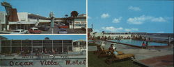 Ocean Villa Motel Large Format Postcard