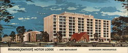 Howard Johnson's Motor Lodge & Restaurant Indianapolis, IN Postcard Large Format Postcard Large Format Postcard