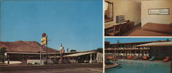Holiday Motel Large Format Postcard