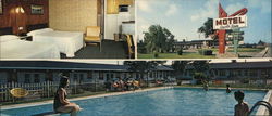 Motel Oncle Sam Ste Foy, PQ Canada Quebec Postcard Large Format Postcard Large Format Postcard