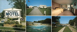 Reliance Motel Large Format Postcard