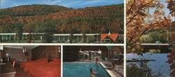 Howard Johnson's Motor Lodge and Restaurant White River Junction, VT Postcard Large Format Postcard Large Format Postcard