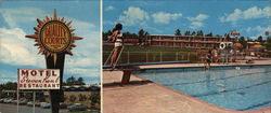 Quality Court Motel, South Large Format Postcard
