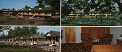 Daigle's Motel Large Format Postcard