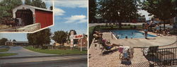 Soudersburg Motel Large Format Postcard