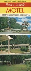 Penn's Woods Motel Large Format Postcard