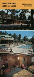 Sunnyside Knoll Motel & Cabins Estes Park, CO Postcard Large Format Postcard Large Format Postcard