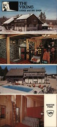 Viking Lodge and Ski Shop Winter Park, CO Postcard Large Format Postcard Large Format Postcard