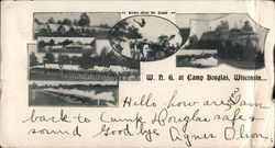 WNG at Camp Douglas Postcard