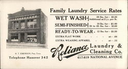 Reliance Laundry & Cleaning Co. Reliance Laundry & Cleaning Co.