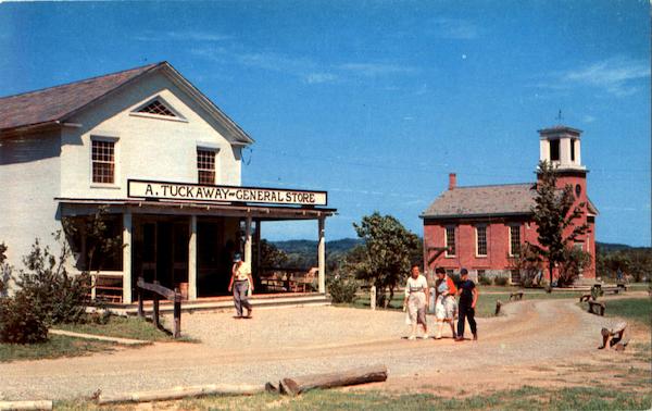 The Country Store And Charlotte Methodist Church Vermont