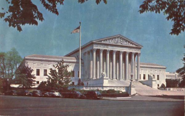 The Supreme Court Building , East Capitol Street and 1st Street Washington District of Columbia